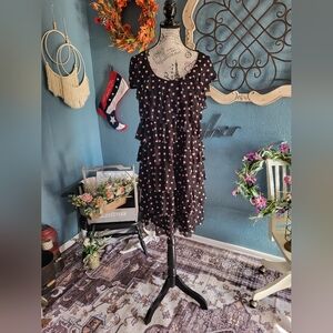 Polka Dot Ruffle Dress